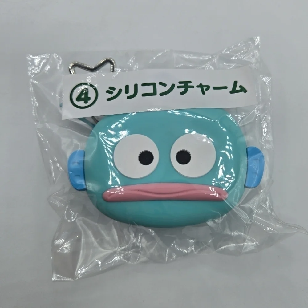 Sanrio Hangyodon Silicon Pouch Coin Purse with Star Keychain